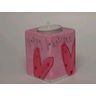 Hand-painted porcelain tealight holder