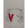Hand-painted porcelain tealight holder