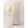 Hand-painted wine glass 