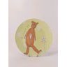 Hand-painted small porcelain Christening plate 