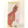 Hand Finished New Baby Girl Card 