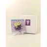  Hand-painted glass clock shopping purple clock