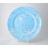 Hand-painted small porcelain Christening plate
