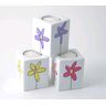 Hand-painted porcelain tealight holder